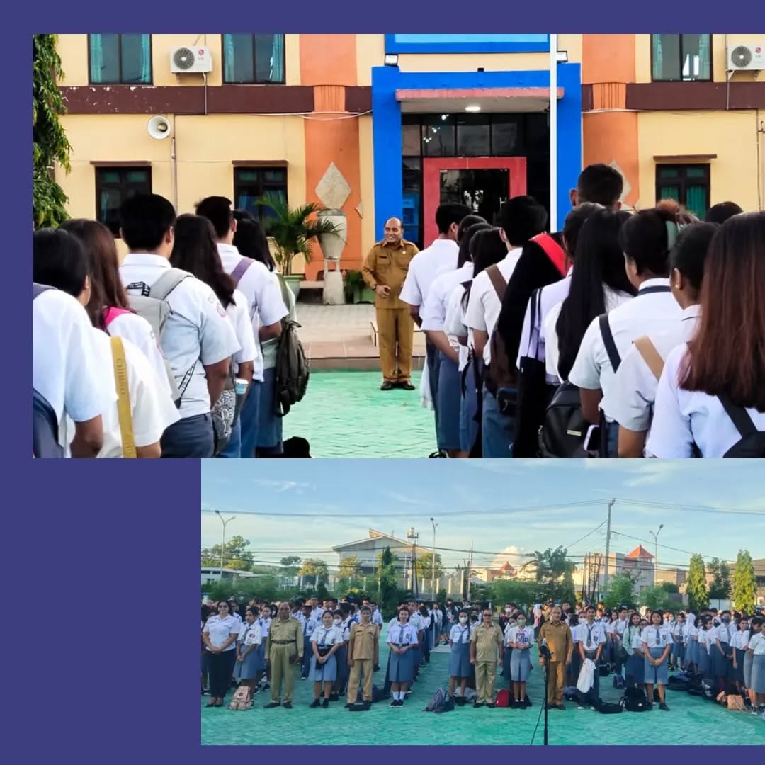 Kegiatan bersama siswa dan guru